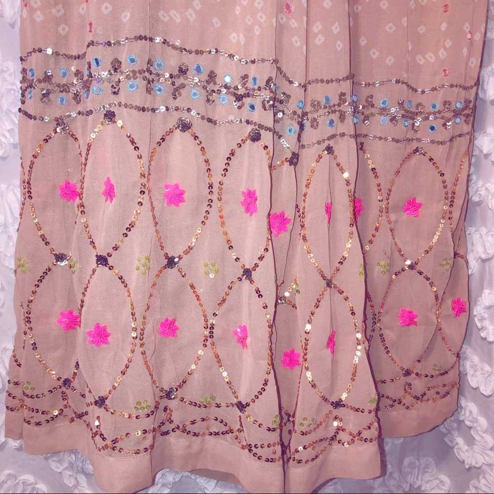 Boho Pink Lace Jumpsuit - Picture 3 of 7